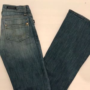 Rock & Republic Faded Medium Blue Jeans
